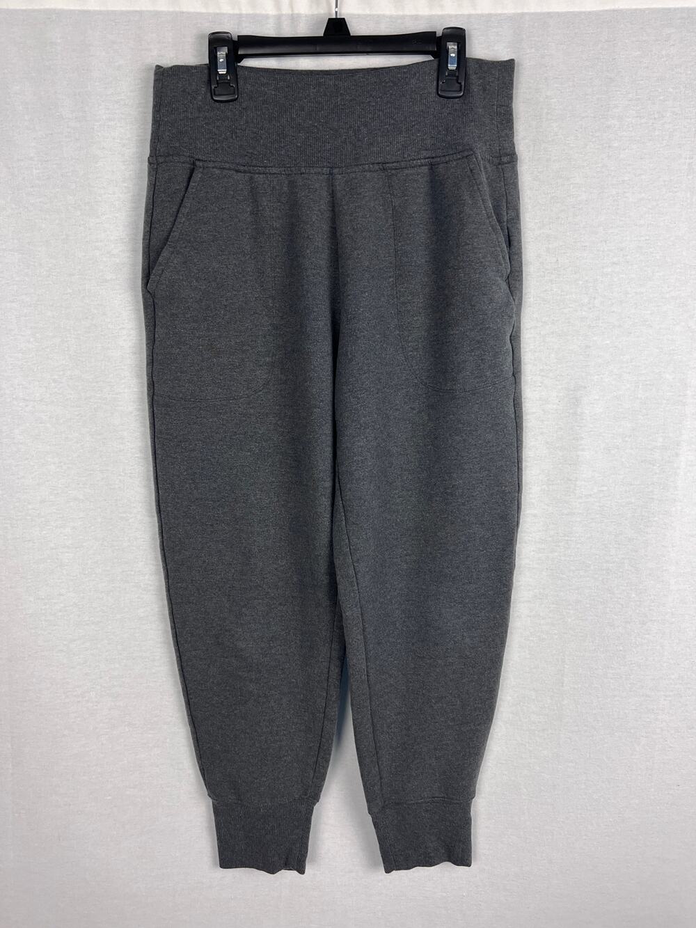 Athleta Sweatpants Coaster Luxe High Rise Jogger Gray Lounge Fleece Athleisure